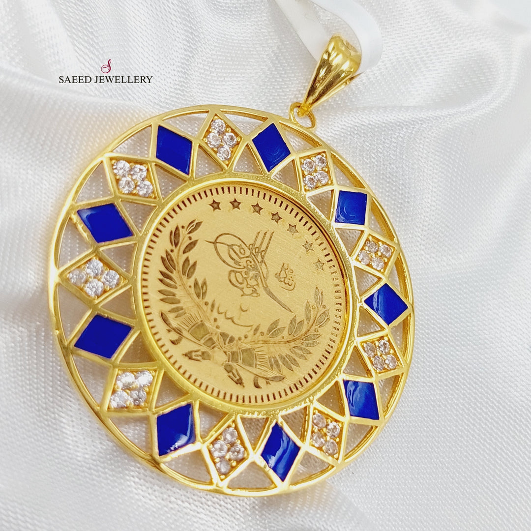 21K Gold Rashadi Pendant by Saeed Jewelry - Image 7