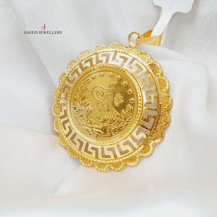 21K Gold Rashadi Pendant by Saeed Jewelry - Image 7