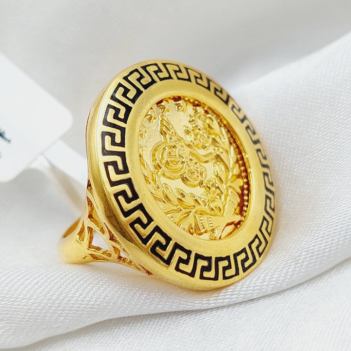 21K Gold Rashadi Ring by Saeed Jewelry - Image 9