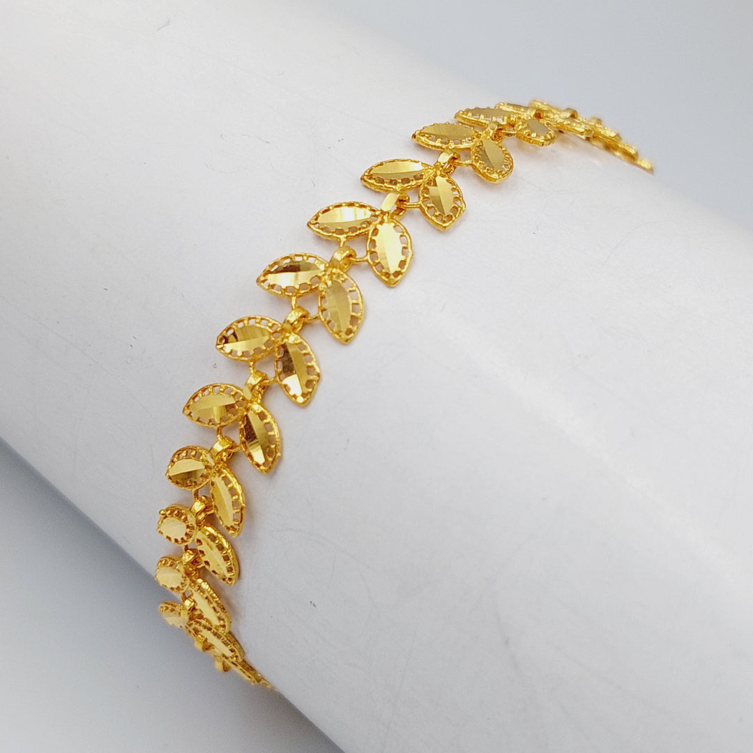 21K Gold Spike Bracelet by Saeed Jewelry - Image 12