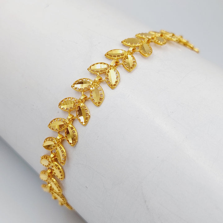 21K Gold Spike Bracelet by Saeed Jewelry - Image 1