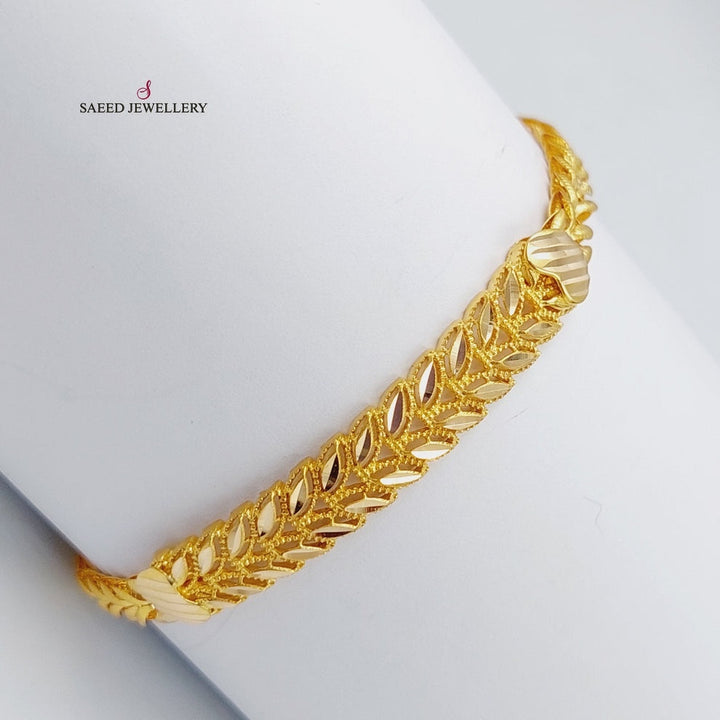 21K Gold Spike Bracelet by Saeed Jewelry - Image 7