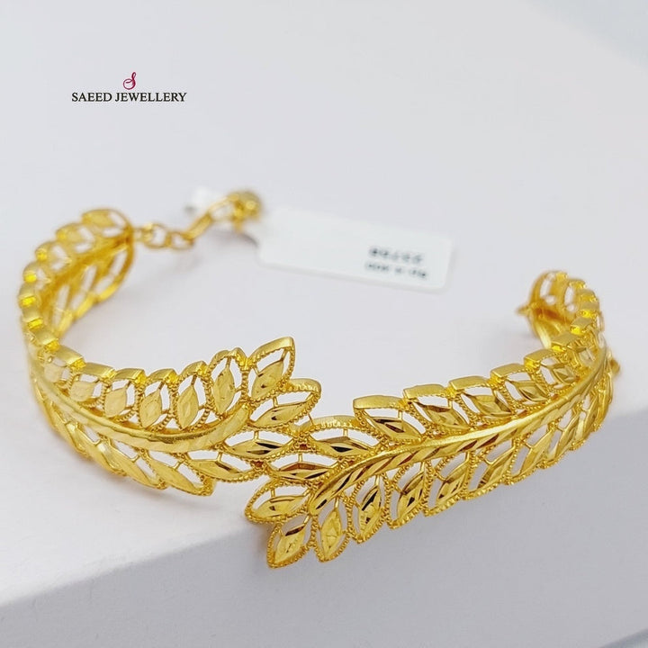 21K Gold Spike Bracelet by Saeed Jewelry - Image 6