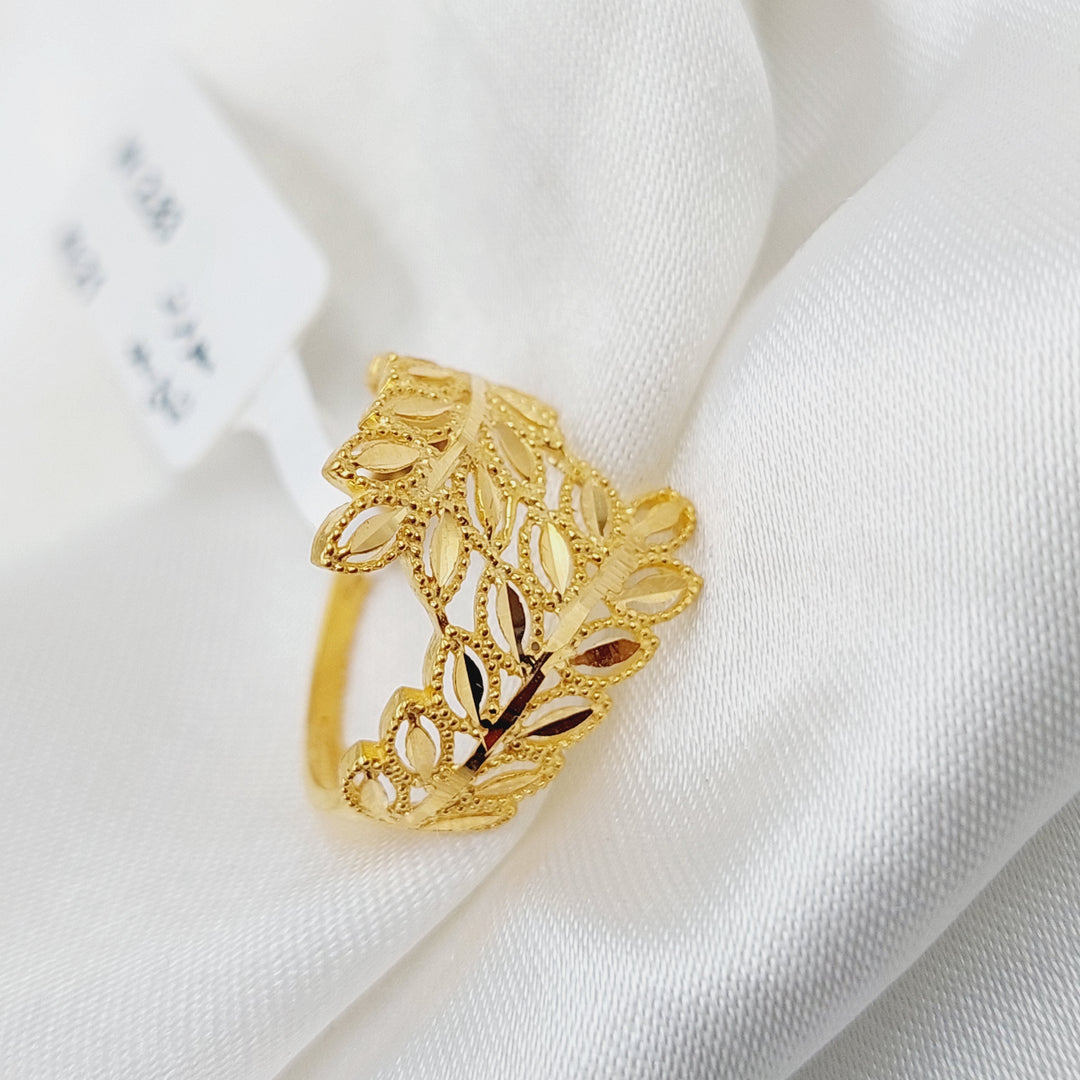 21K Gold Spike Ring by Saeed Jewelry - Image 3