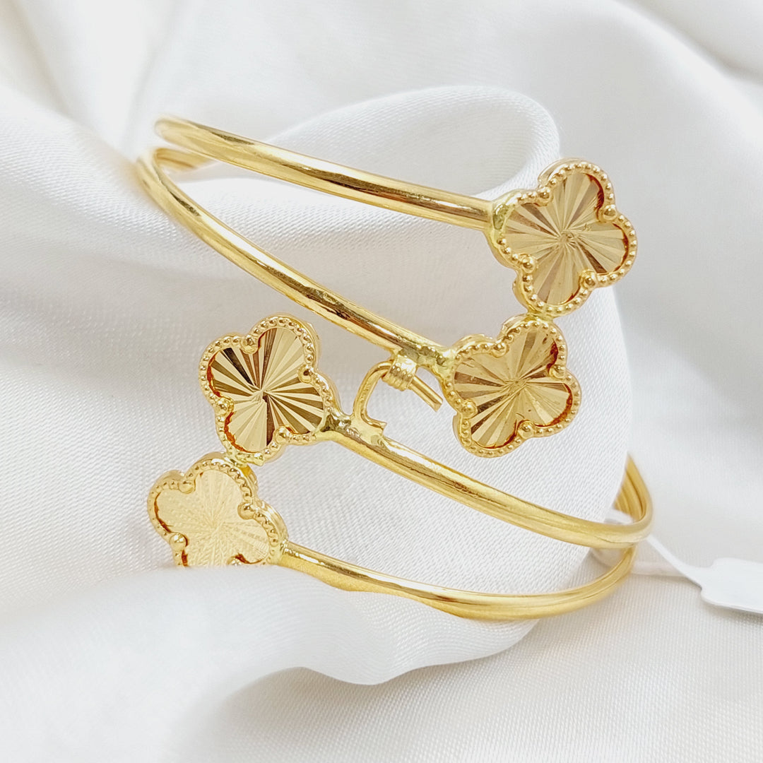 21K Star Bracelet Made of 21K Yellow Gold by Saeed Jewelry-25467