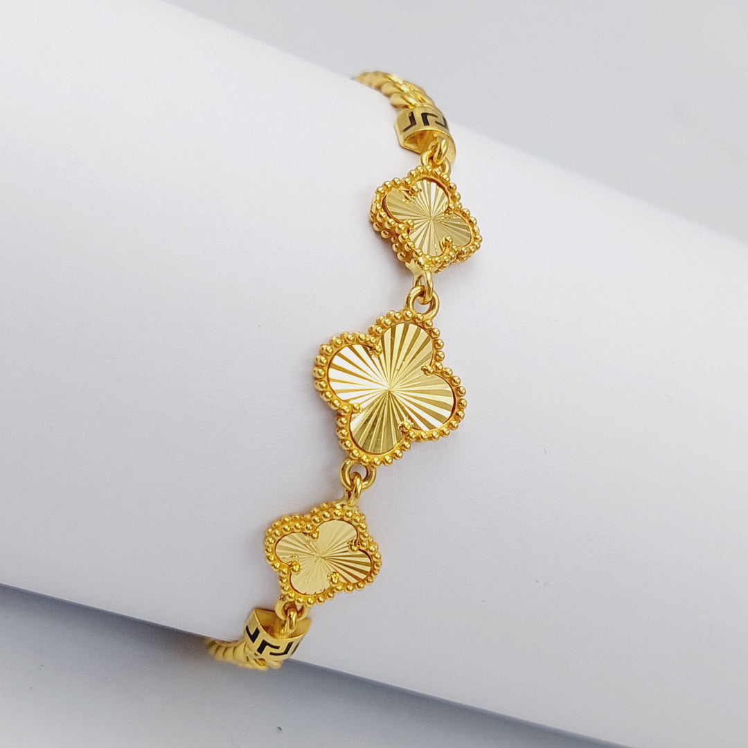 21K Star Bracelet Made of 21K Yellow Gold by Saeed Jewelry-25498