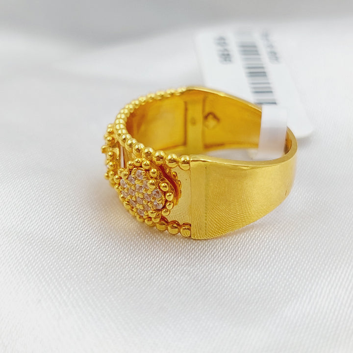 21K Gold 21K Clover Ring by Saeed Jewelry - Image 1