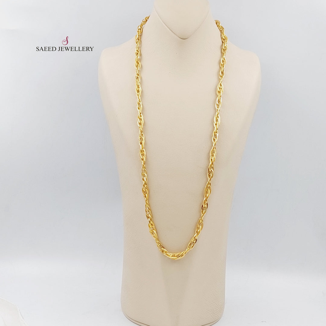 21K Taft Necklace Made of 21K Yellow Gold by Saeed Jewelry-25009