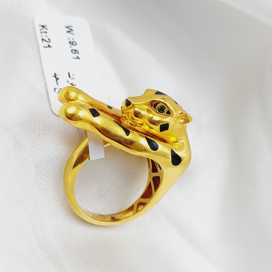 21K Gold Tiger Ring by Saeed Jewelry - Image 6