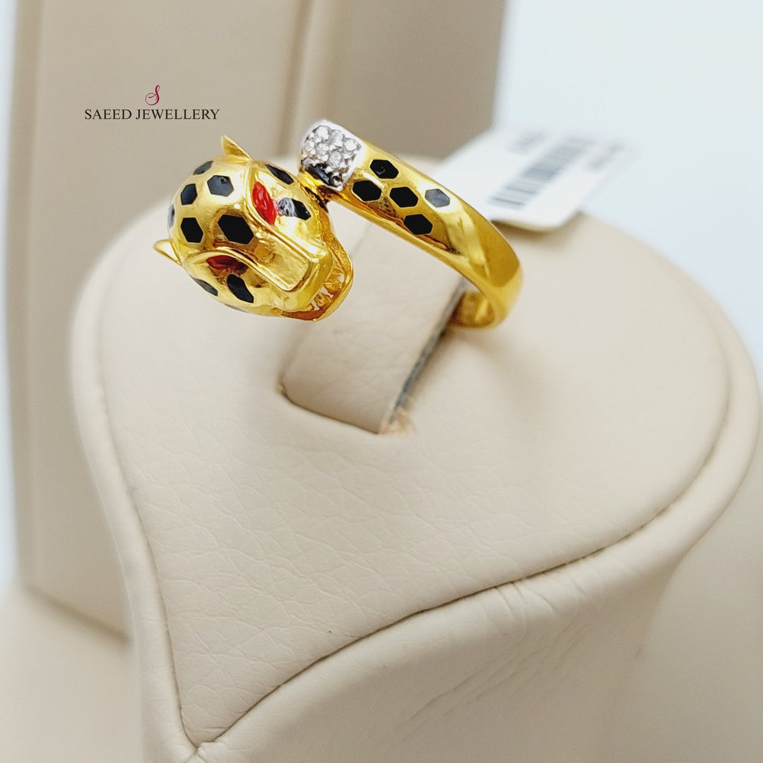 21K Tiger set four pieces Made of 21K Yellow Gold by Saeed Jewelry-13378