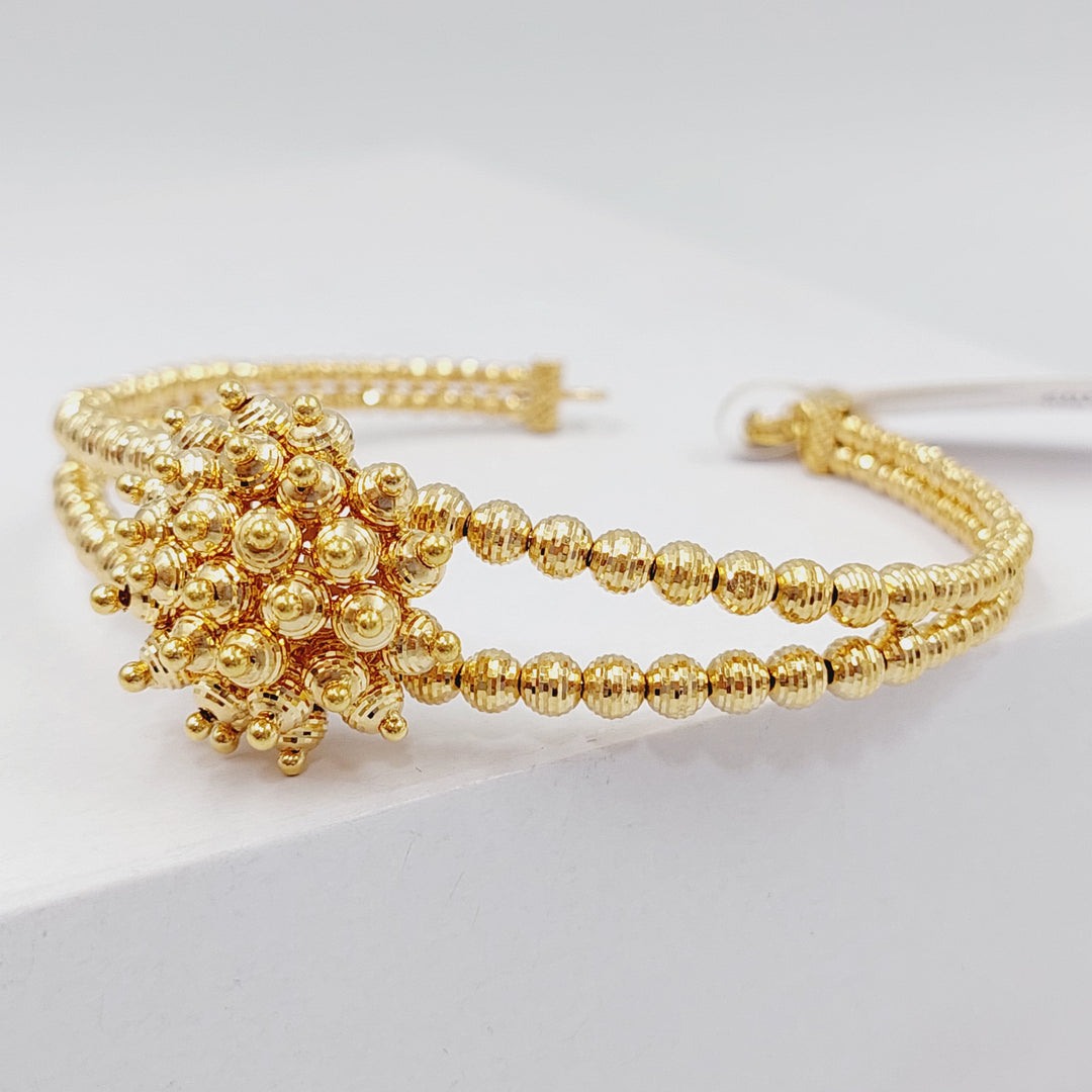 21K Turkish Bracelet Made of 21K Yellow Gold by Saeed Jewelry-26402