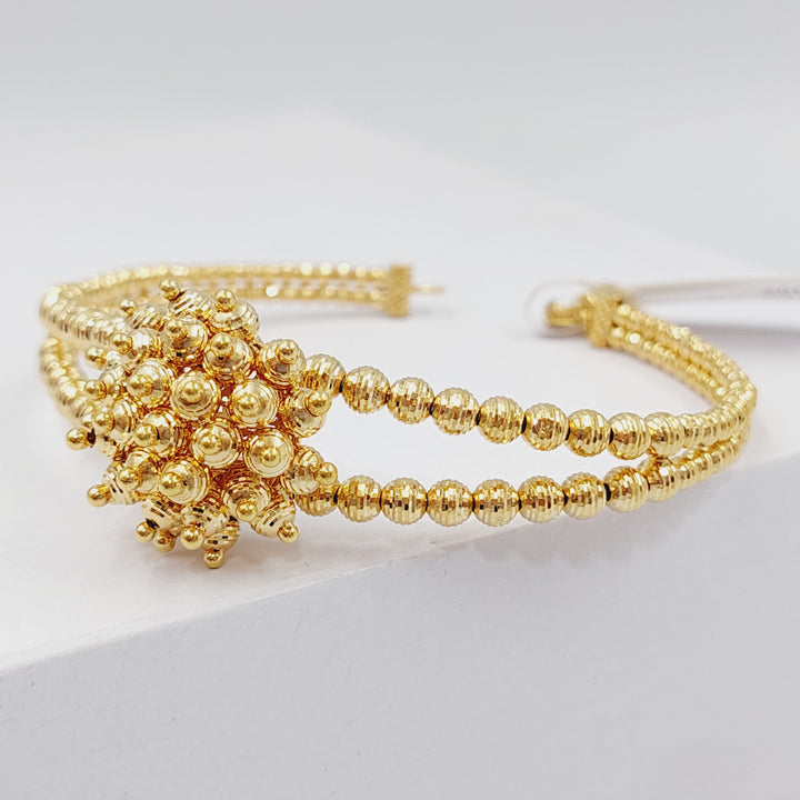 21K Turkish Bracelet Made of 21K Yellow Gold by Saeed Jewelry-26402