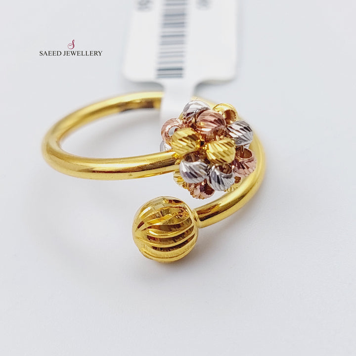 21K Gold Turkish Fancy Ring by Saeed Jewelry - Image 1