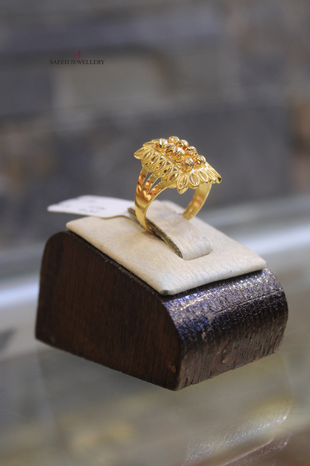 21K Gold Turkish Fancy Ring by Saeed Jewelry - Image 1