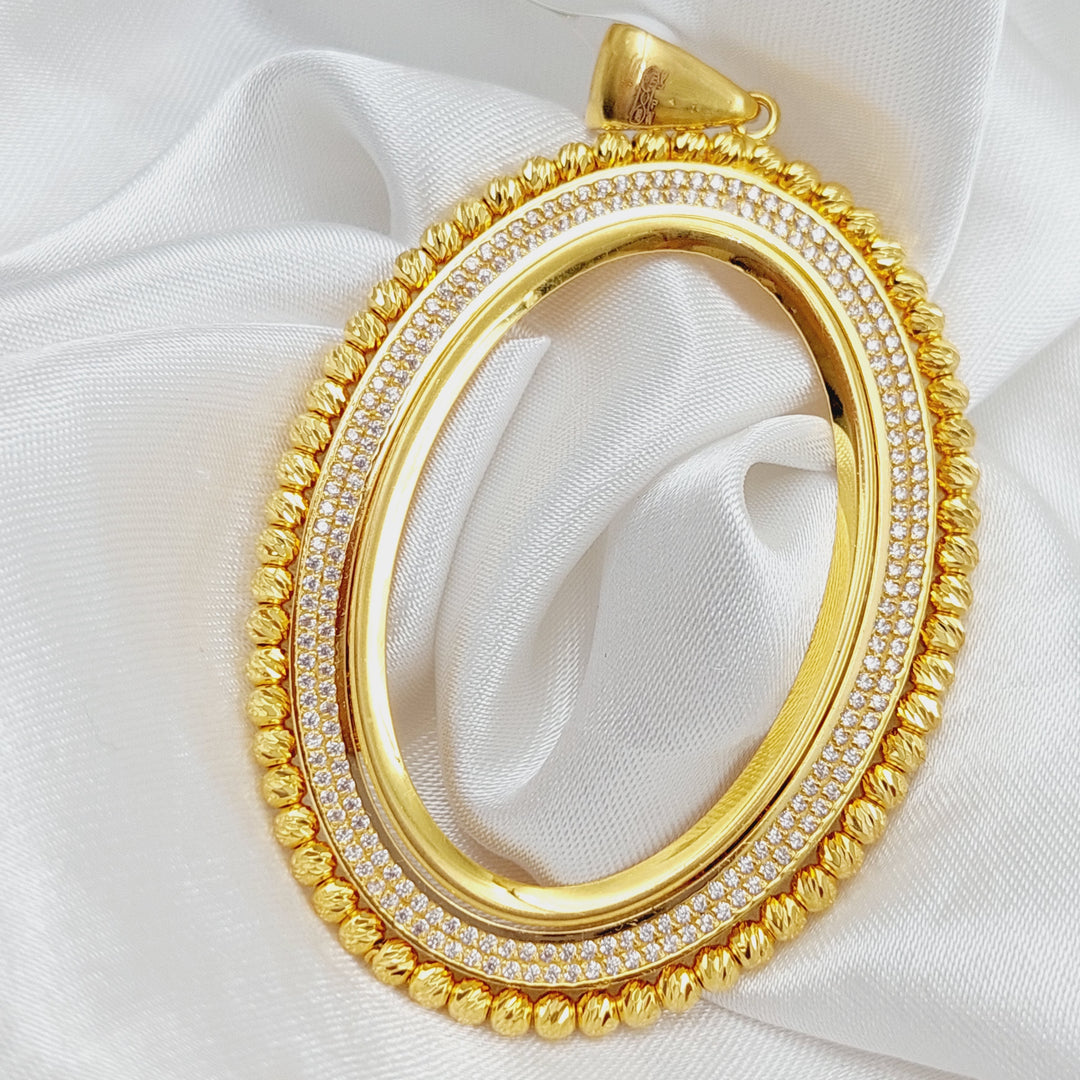 21K Turkish Fram Pendant Made of 21K Yellow Gold by Saeed Jewelry-25940