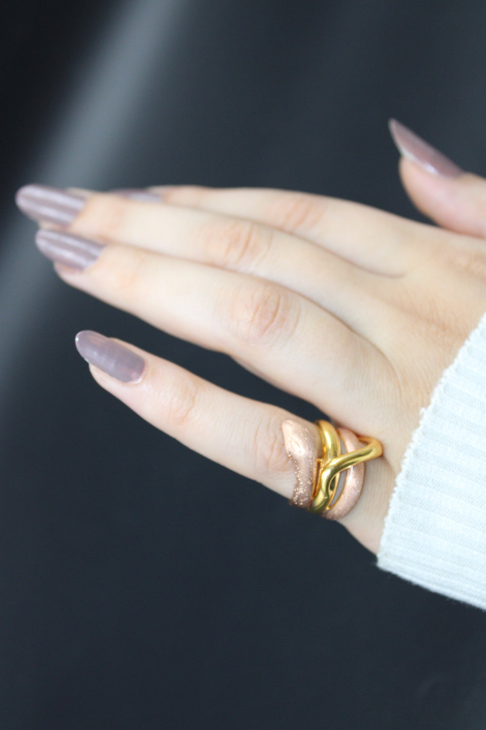 21K Gold Turkish snake Ring by Saeed Jewelry - Image 2