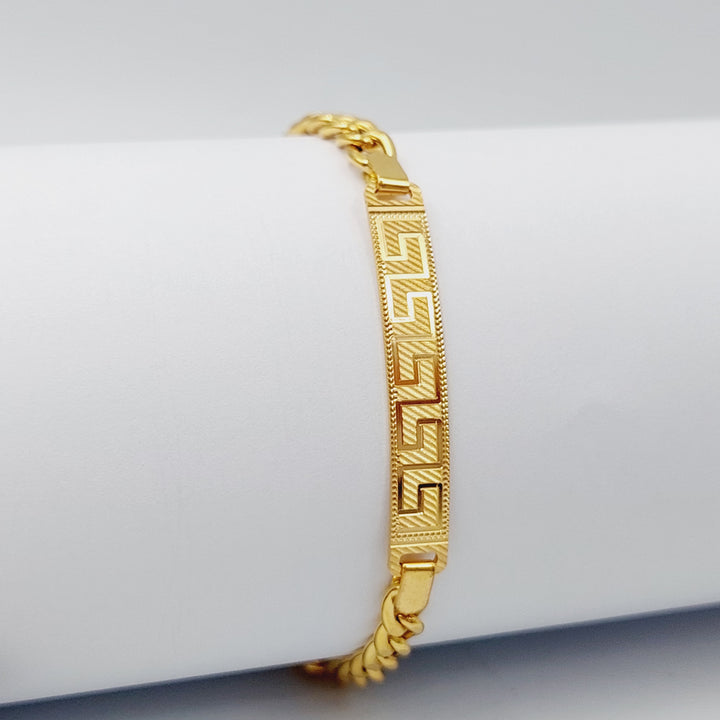 21K Virna Bracelet Made of 21K Yellow Gold by Saeed Jewelry-26419