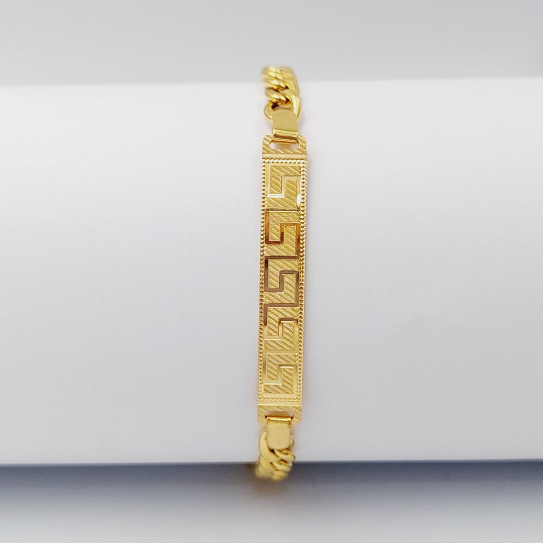 21K Virna Bracelet Made of 21K Yellow Gold by Saeed Jewelry-26419
