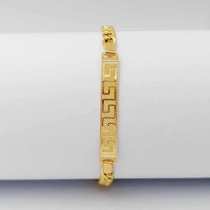 21K Virna Bracelet Made of 21K Yellow Gold by Saeed Jewelry-26419