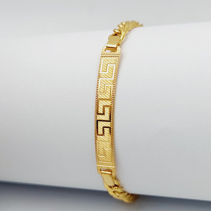 21K Virna Bracelet Made of 21K Yellow Gold by Saeed Jewelry-26419