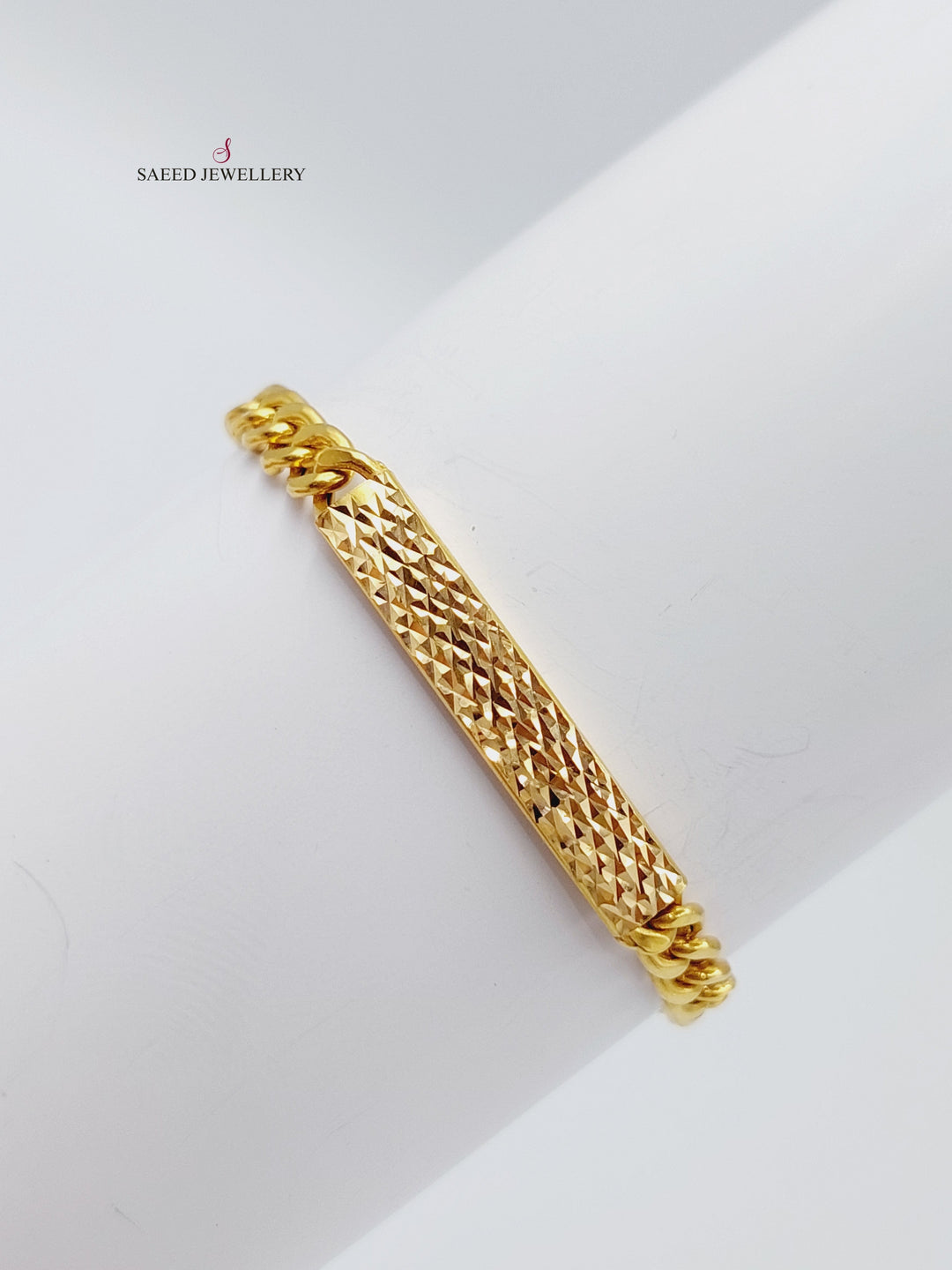 21K Gold Virna Bracelet by Saeed Jewelry - Image 3