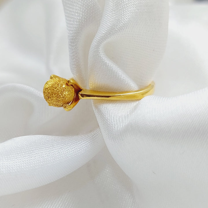21K Gold Wedding Ring by Saeed Jewelry - Image 4