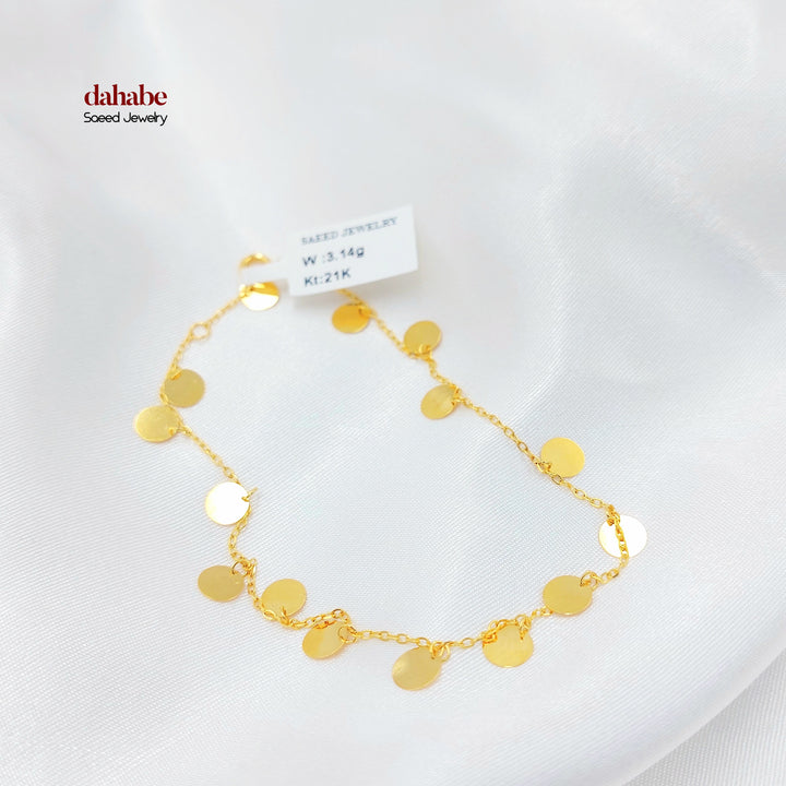 21K خلخال دنانديش اكسترا-مجوهرات الشيخ سعيد-Saeed Jewelry 