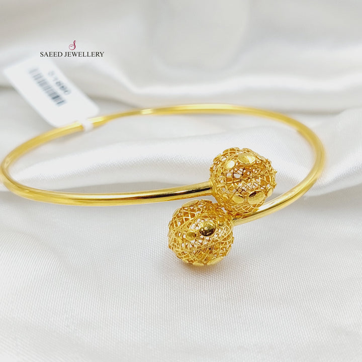 21K اسوارة طابات-مجوهرات الشيخ سعيد-Saeed Jewelry 