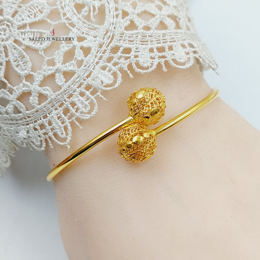 21K اسوارة طابات-مجوهرات الشيخ سعيد-Saeed Jewelry 