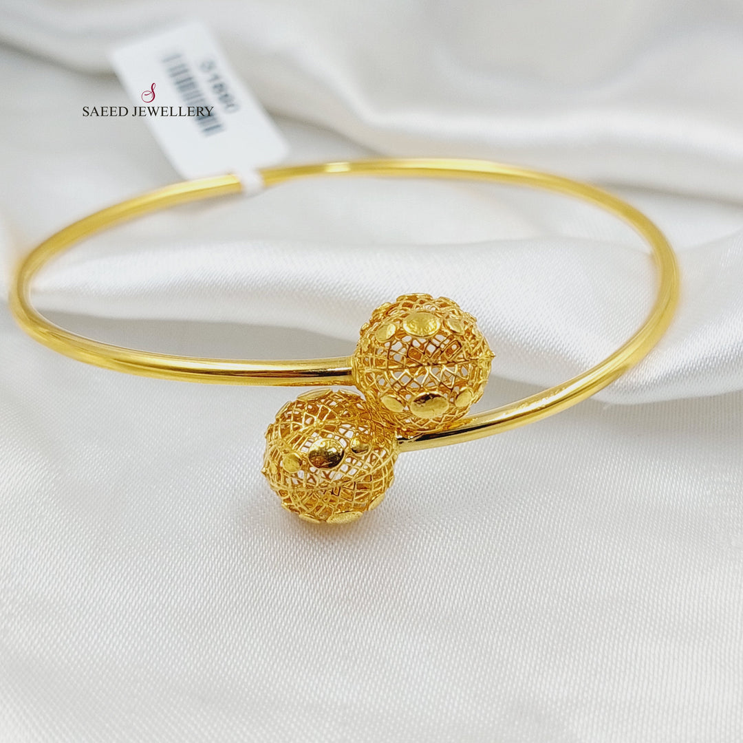 21K اسوارة طابات-مجوهرات الشيخ سعيد-Saeed Jewelry 