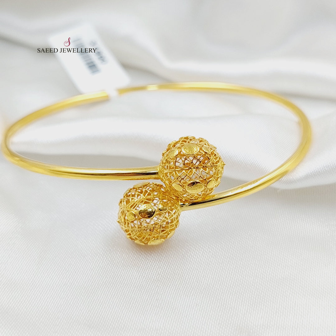 21K اسوارة طابات-مجوهرات الشيخ سعيد-Saeed Jewelry 