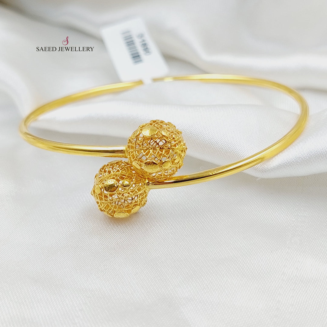 21K اسوارة طابات-مجوهرات الشيخ سعيد-Saeed Jewelry 