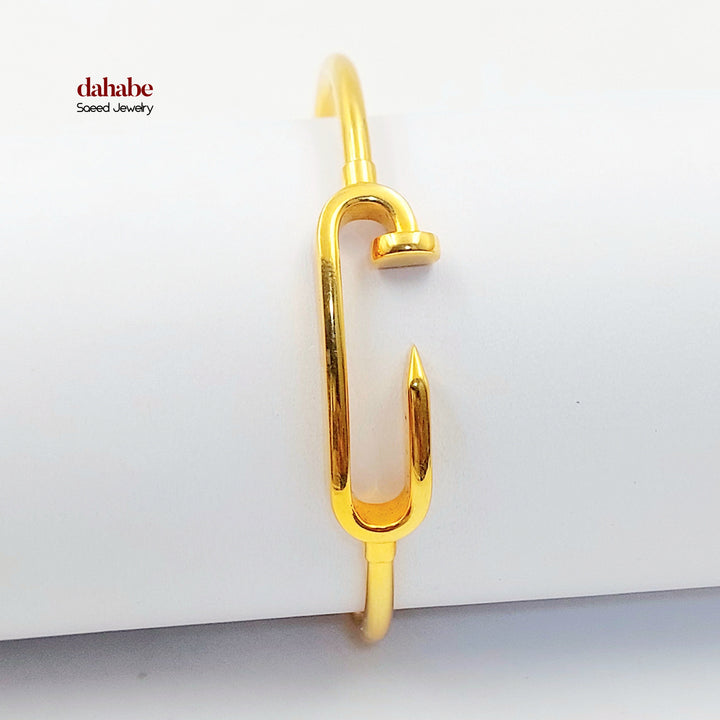 21K اسوارة مسمار-مجوهرات الشيخ سعيد-Saeed Jewelry 