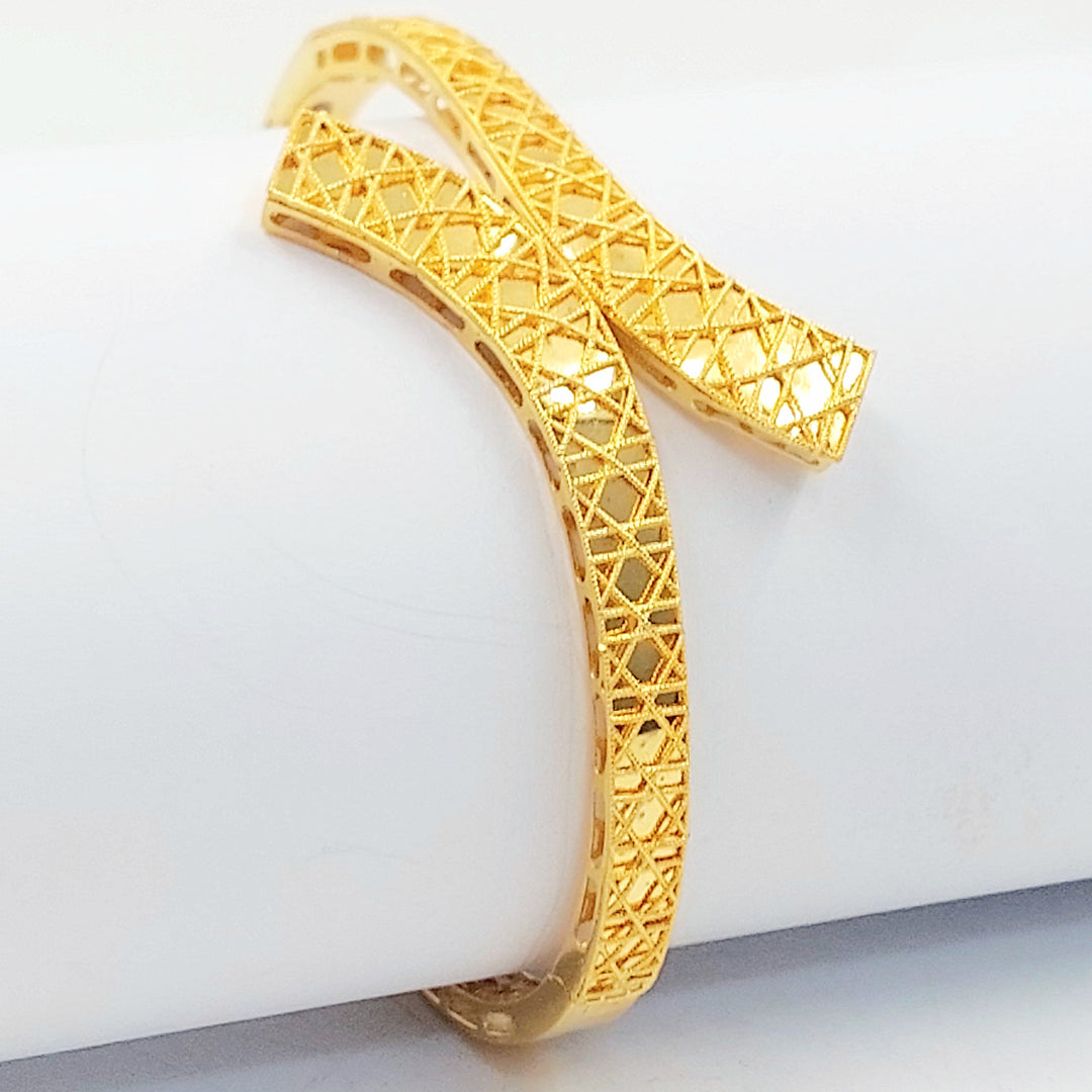 21K اسوارة كويتي مرصع-مجوهرات الشيخ سعيد-Saeed Jewelry 