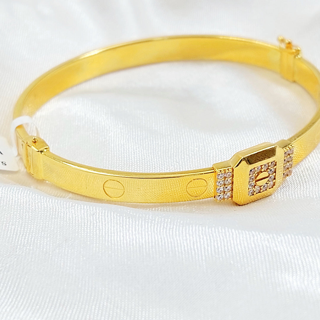 21K اسوارة فيجارو مرصع-مجوهرات الشيخ سعيد-Saeed Jewelry 
