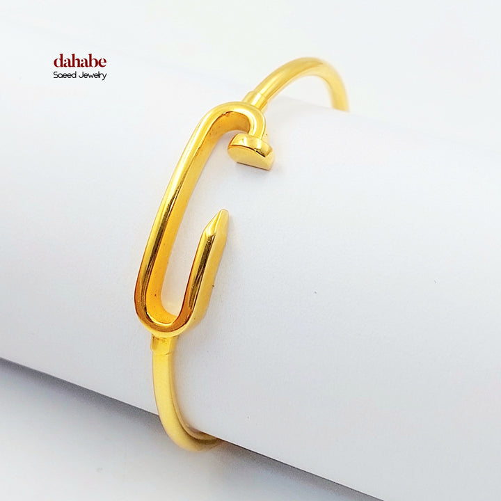 21K اسوارة مسمار-مجوهرات الشيخ سعيد-Saeed Jewelry 