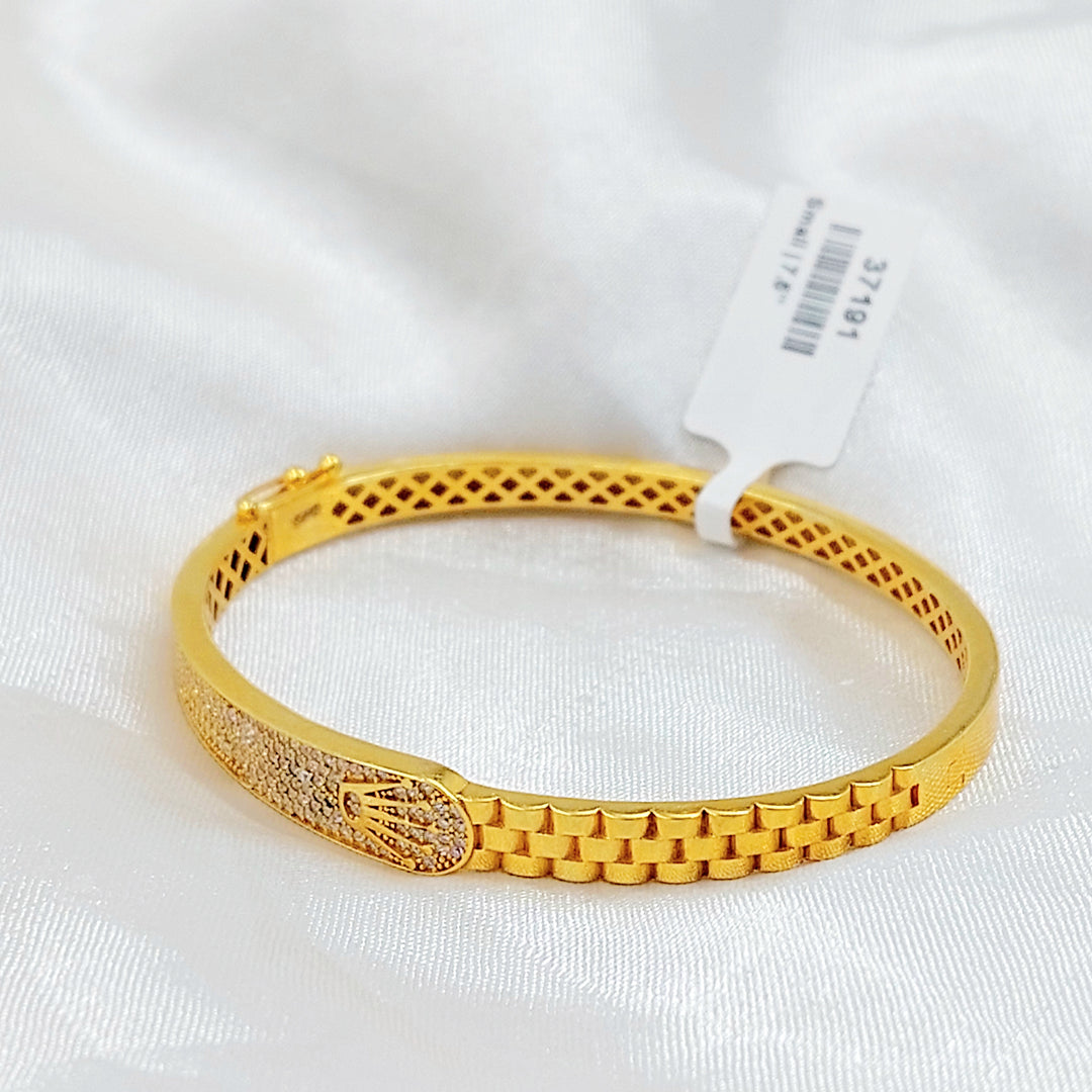 21K اسوارة اكسترا مرصع-مجوهرات الشيخ سعيد-Saeed Jewelry 
