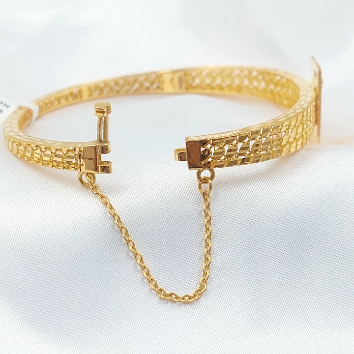 21K اسوارة اونصه اكسترا-مجوهرات الشيخ سعيد-Saeed Jewelry 