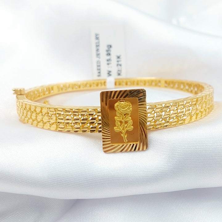 21K اسوارة اونصه اكسترا-مجوهرات الشيخ سعيد-Saeed Jewelry 