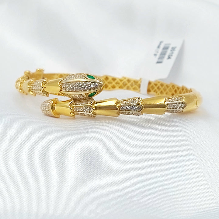 21K اسوارة اكسترا مرصع-مجوهرات الشيخ سعيد-Saeed Jewelry 