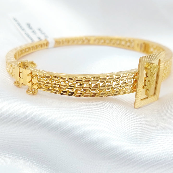 21K اسوارة اونصه اكسترا-مجوهرات الشيخ سعيد-Saeed Jewelry 