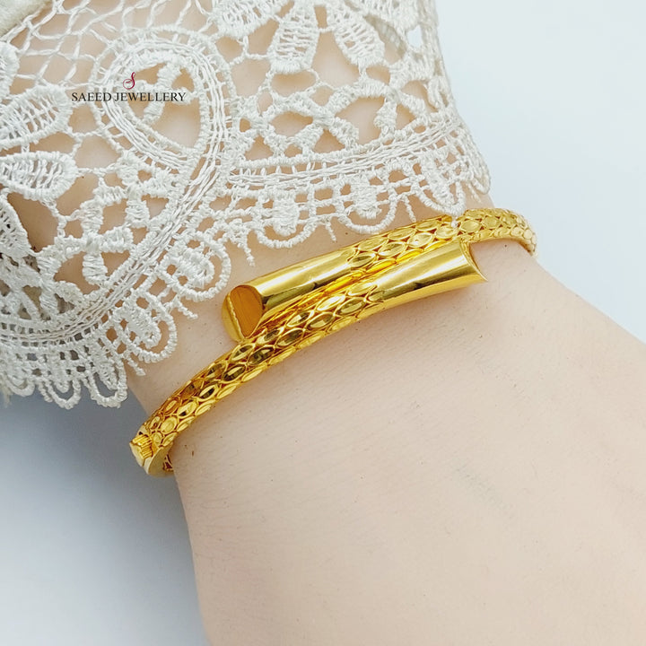 21K اسوارة تركي اكسترا-مجوهرات الشيخ سعيد-Saeed Jewelry 