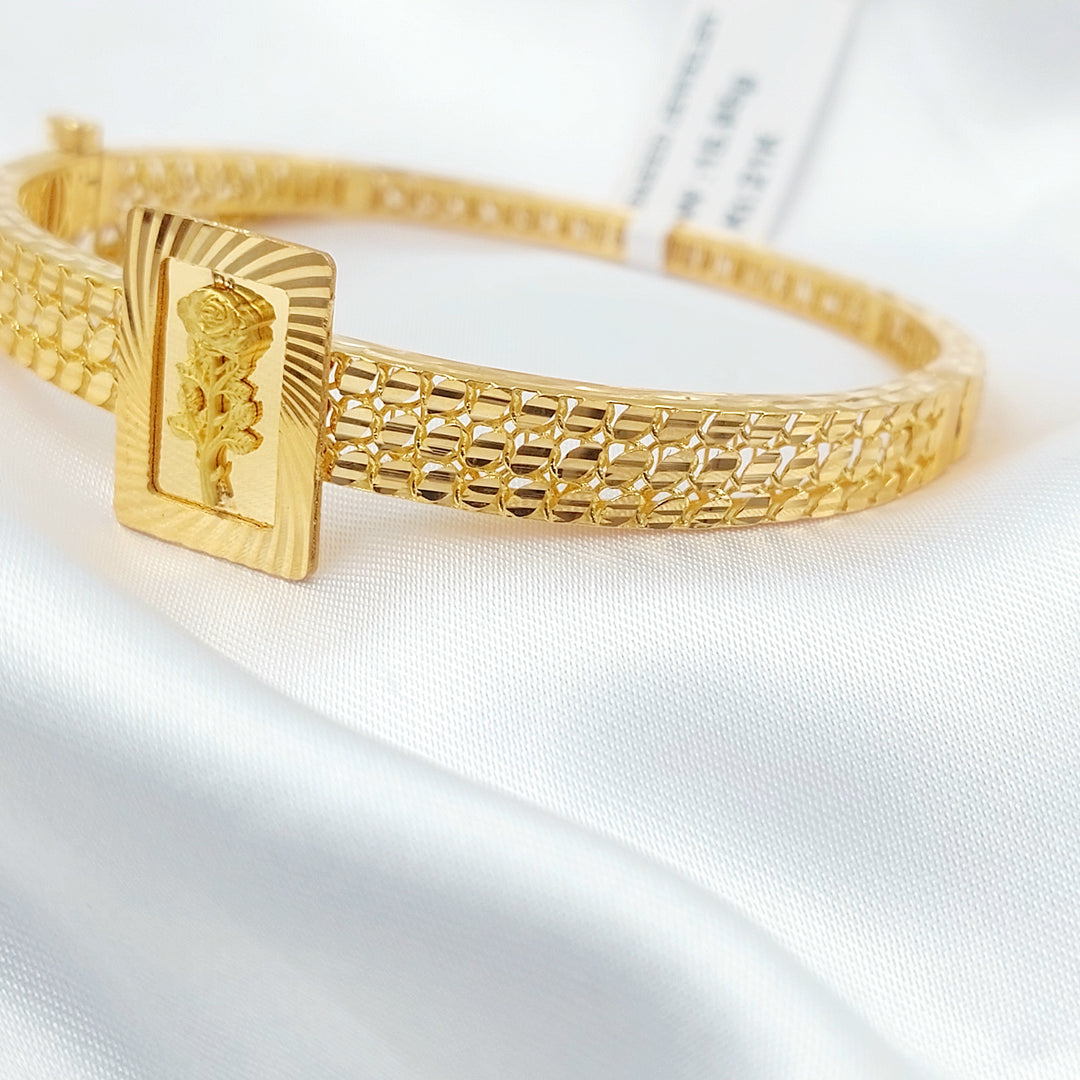 21K اسوارة اونصه اكسترا-مجوهرات الشيخ سعيد-Saeed Jewelry 