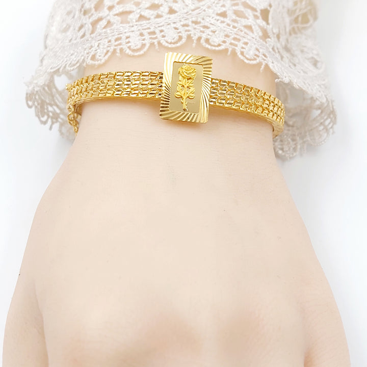 21K اسوارة اونصه اكسترا-مجوهرات الشيخ سعيد-Saeed Jewelry 