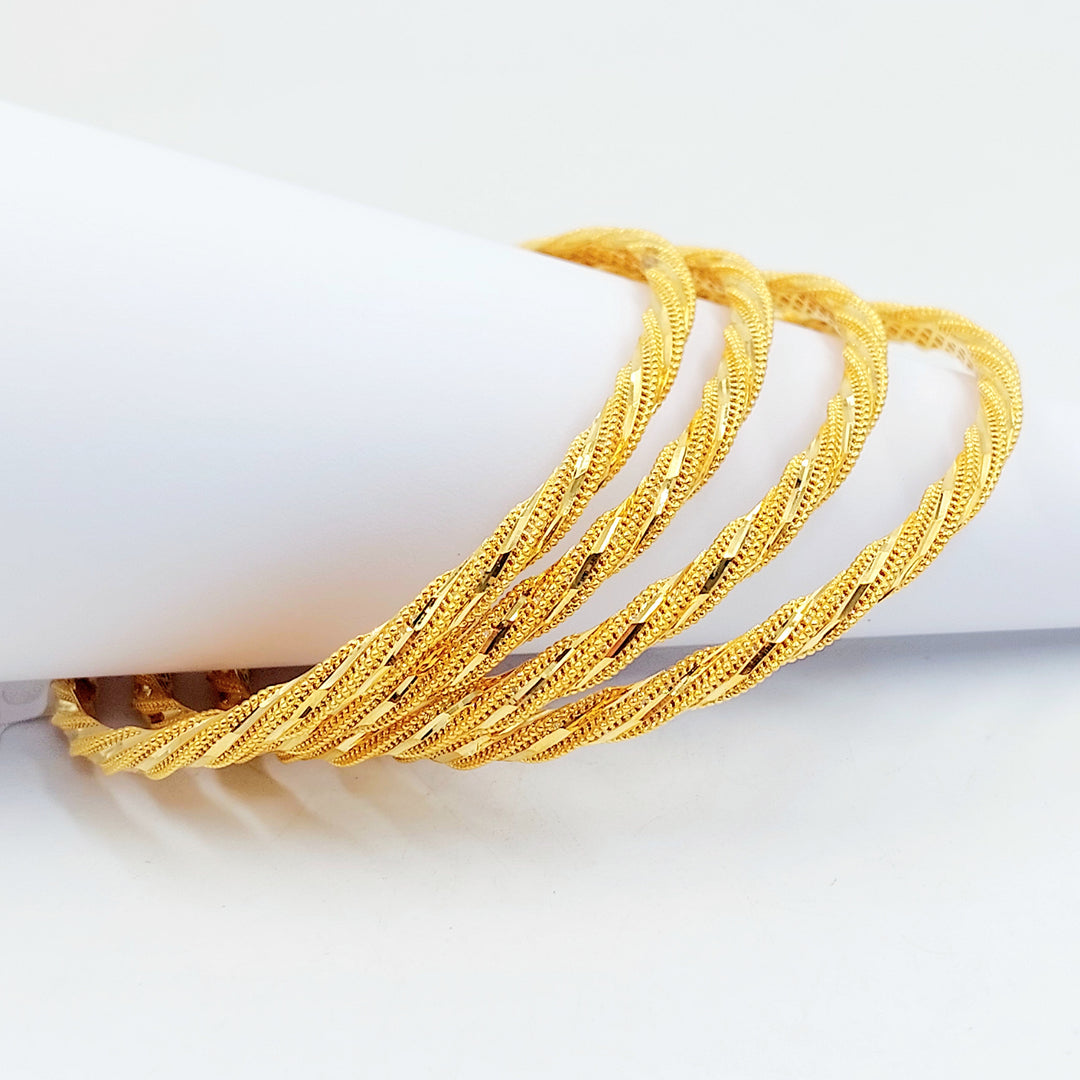 21K سحبة جدل اكسترا-مجوهرات الشيخ سعيد-Saeed Jewelry 