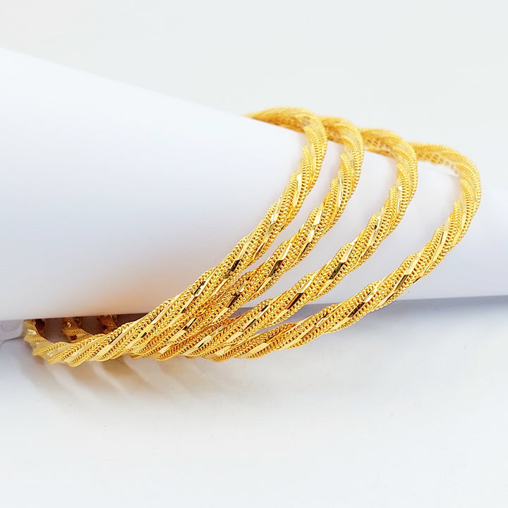 21K سحبة جدل اكسترا-مجوهرات الشيخ سعيد-Saeed Jewelry 