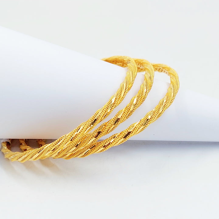 21K سحبة جدل اكسترا-مجوهرات الشيخ سعيد-Saeed Jewelry 