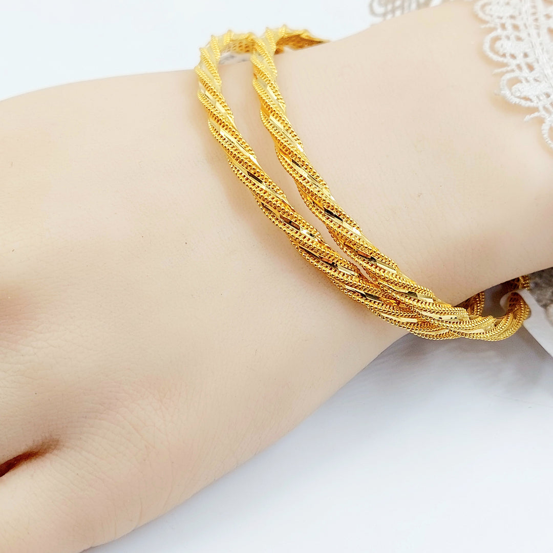 21K سحبة جدل اكسترا-مجوهرات الشيخ سعيد-Saeed Jewelry 