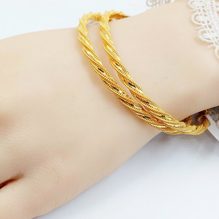 21K سحبة جدل اكسترا-مجوهرات الشيخ سعيد-Saeed Jewelry 