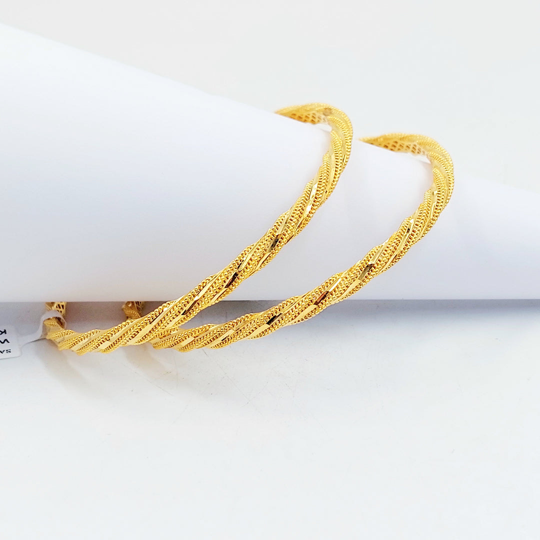 21K سحبة جدل اكسترا-مجوهرات الشيخ سعيد-Saeed Jewelry 